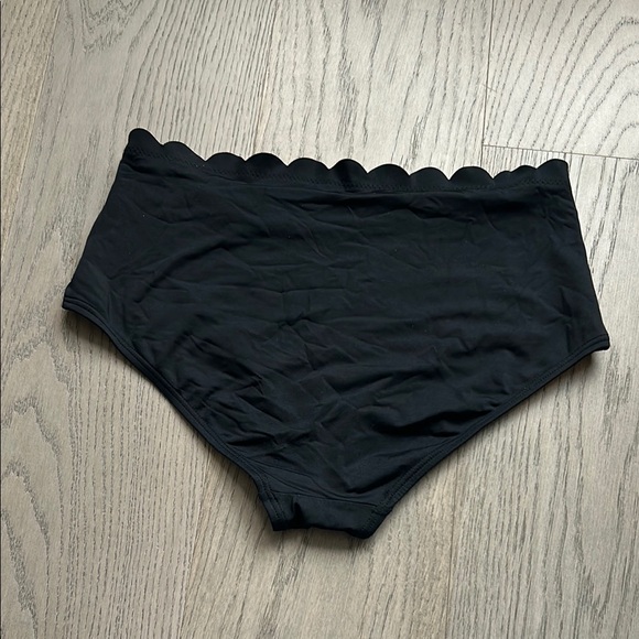 Kate Spade Black Scalloped Swim Bottom - Picture 3 of 3